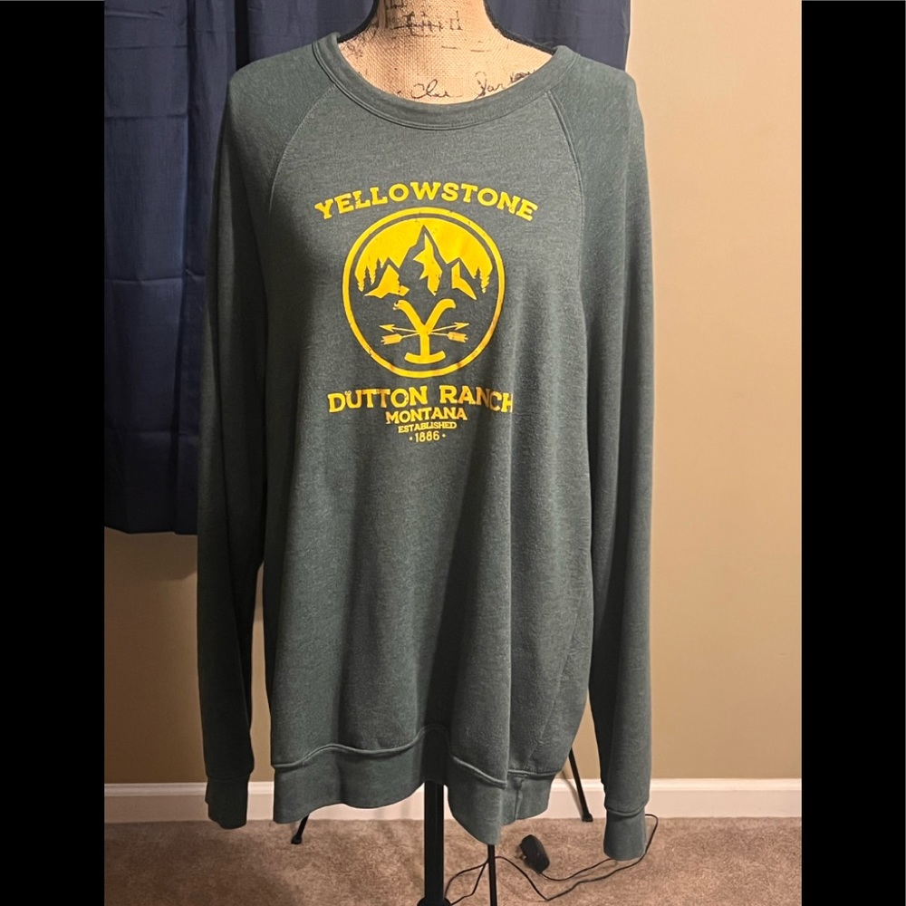 Dutton Ranch Green Crewneck Sweatshirt